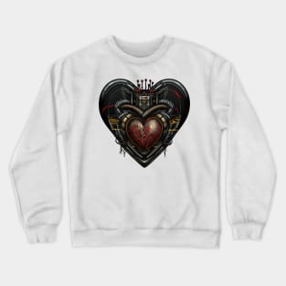 Robotic Heart Crewneck Sweatshirt